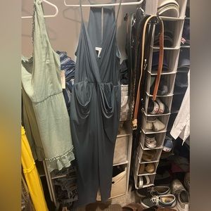 BCBG jumpsuit dark grey size small